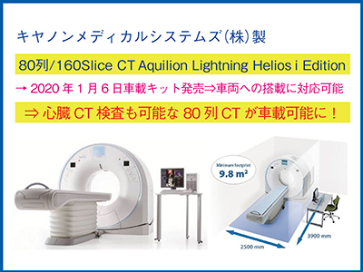 図5　新たに車載可能となったAquilion Lightning Helios i Edition