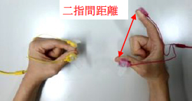 図1　両手の指タッピング運動
