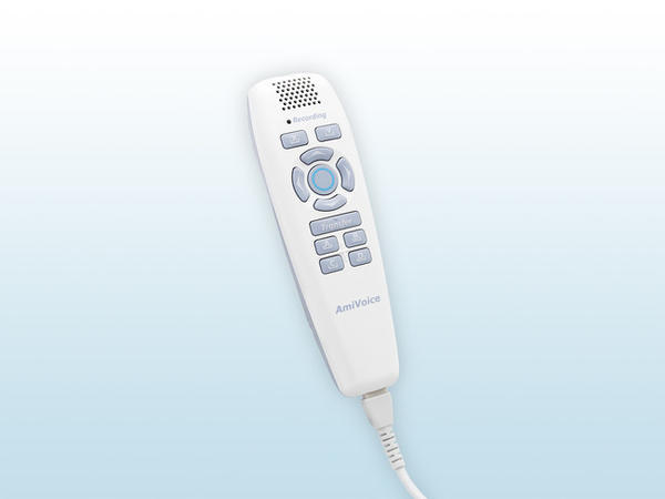 医療向け音声入力高性能ハンドマイク「AmiVoice Front SP02」