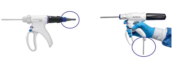 ハンドル比較（左：従来機種、右：THUNDERBEAT II）