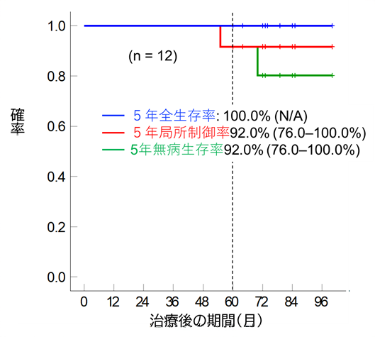 重粒子線治療後の長期的治療効果
