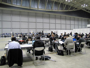 展示ホールAのWiFiコーナー