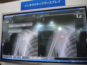 ペンタッチ入力に対応したインタラクティブディスプレイ