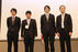 優秀賞受賞者の記念撮影（孫さんは欠席）