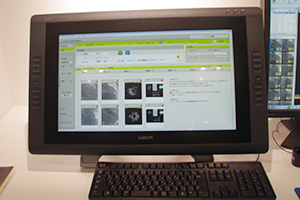 ペンタブレット入力に対応（画面はG-Record）