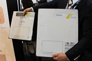 tiaraに搭載されるFPDは3サイズ・5種類から選択可能