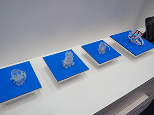 3mensio structural Heartでの解析結果を基に作成された大動脈弁の三次元モデル（参考展示）