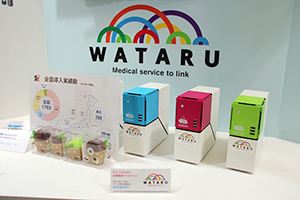 A4のファイルボックスよりも小さいコンパクトな筐体のWATARU-CUBE