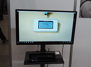 「RaySafe X2」のデモンストレーション