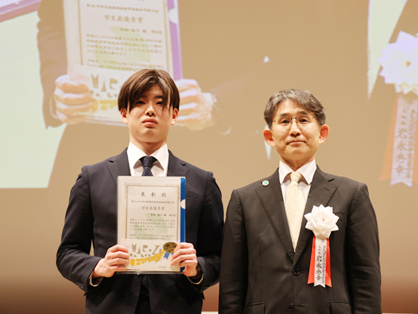 JSRT 学生賞 学生最優秀賞:和知海斗 氏(福島県立医科大学) JSRT 学生賞 学生最優秀賞:和知海斗 氏(福島県立医科大学)