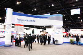 North Building（Hall B）の会場入り口（RSNA2011）