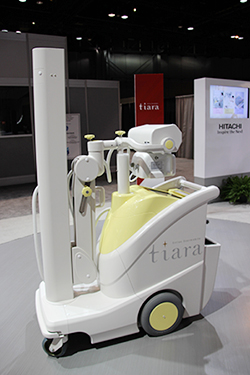 ワイヤレスFPD搭載移動型X線装置「Sirius Starmobile tiara」