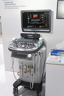 産婦人科向け新バージョンを搭載した「ACUSON X700」