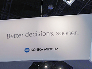 展示テーマ“Better decisions, sooner”