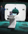Spectral CT 7500の実機展示。日本では2021年7月に発売され，ITEM2022でも披露されている。
