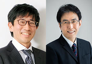 古田寿宏 氏（左）と竹田太郎 氏（RSNA Webサイトから転載）