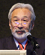 大会長講演する高林 氏