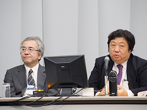 座長の木村氏（右）と大江氏（左）