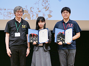 写真中央：杣　薫織 氏，写真右：永澤直樹 氏