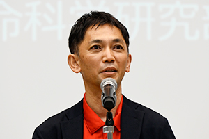 代表世話人，第27回CTサミット当番世話人として挨拶する船間氏